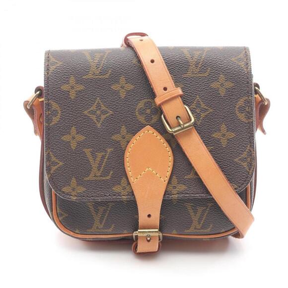 LOUIS VUITTON Brown Monogram Leather Shoulder Bag - Picture 1 of 12